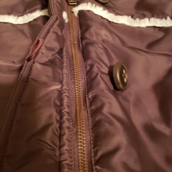 Nori teen brown vest with thick filling brass sna - Picture 7 of 8